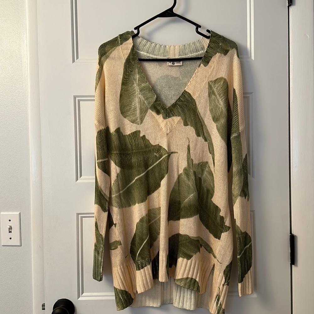 Show Me Your MuMu Leaf Sweater - Size XS